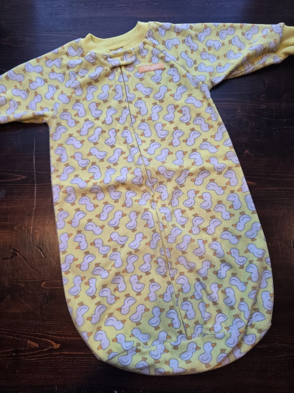 Child of Mine by Carter's Yellow Duck Fleece Wearable Blanket Sleep Sack